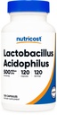 Nutricost Lactobacillus Acidophilus 500 Milioni di CFU Per Serving (120 capsule)