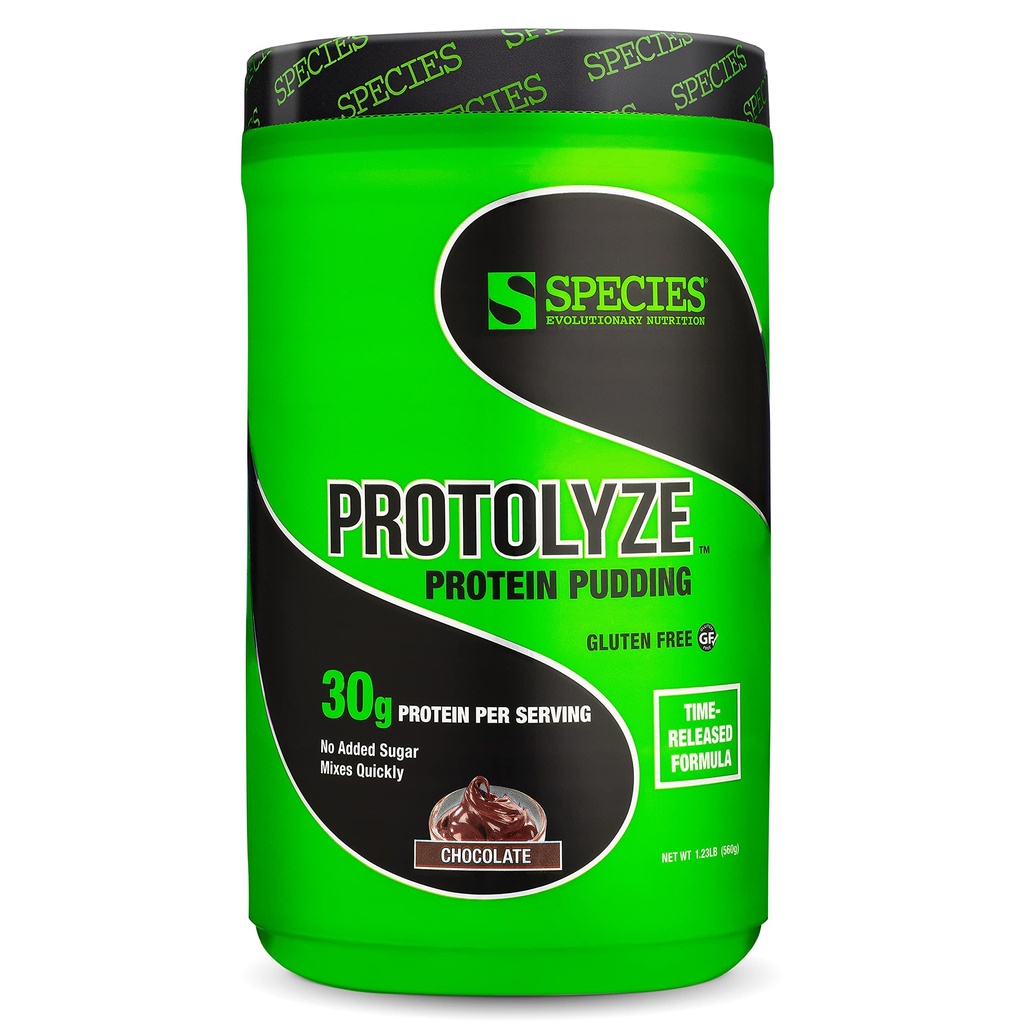 Protolizzare la proteina Pudding, 30 Grammi di polvere proteica della costruzione del muscolo, Bassa Calorie & Carb, Zucchero Zero, Cioccolato