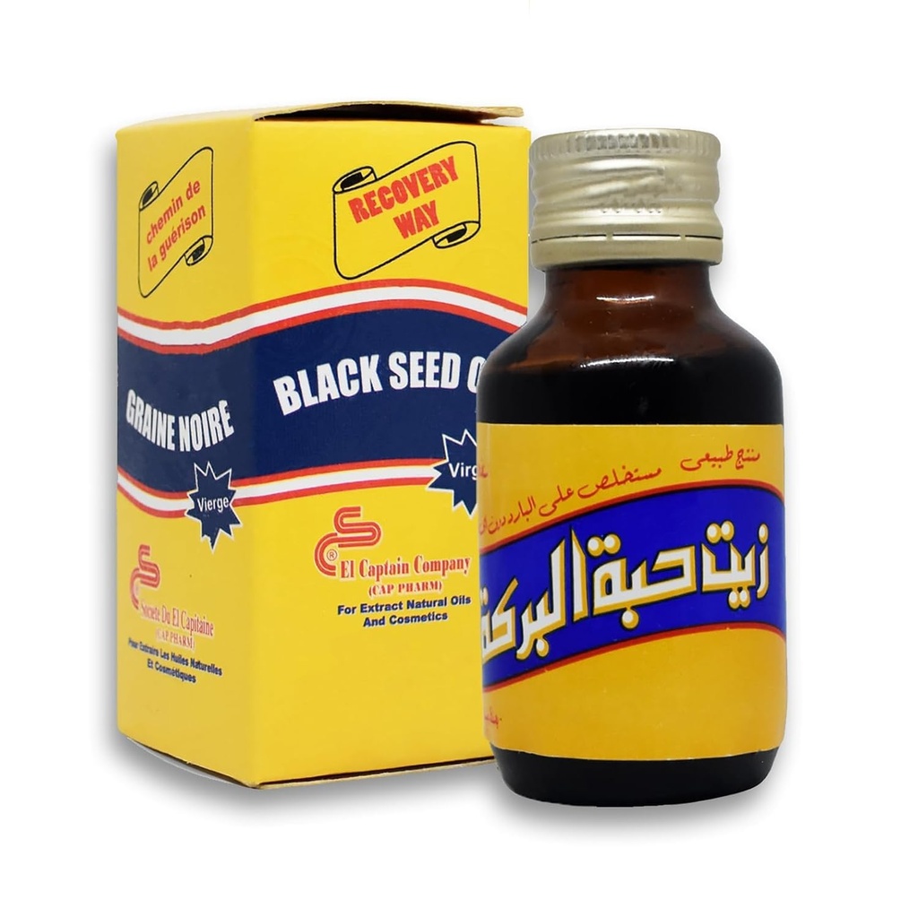 El capitano vergine nero seme olio Nigella Sativa 250ml (Largest Size)