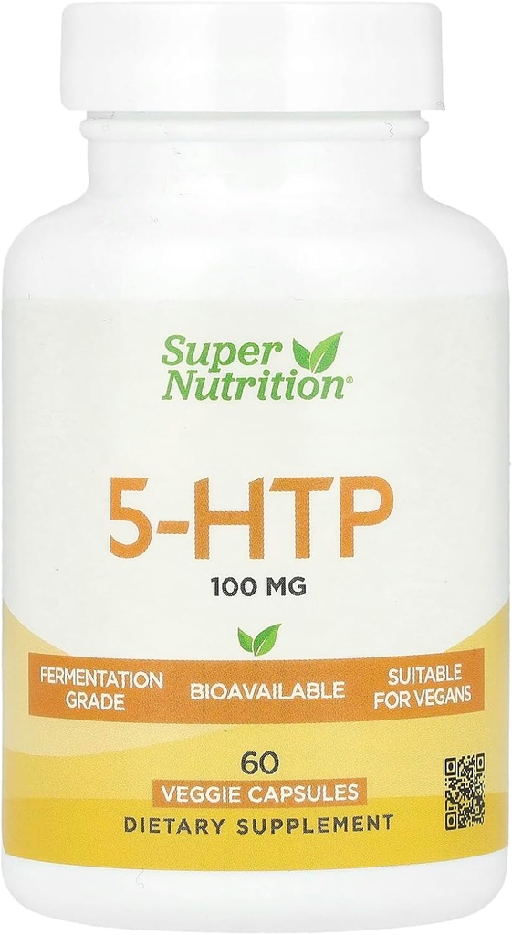SuperNutrition 5-HTP, 100 mg, 60 capsule vegetali