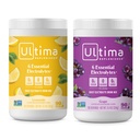 Ultima Replenisher Electrolyte Powder Drink Mix Bundle – Sugar Free – Limonata e Uva, 90 Serve – Polvere di idratazione - 6 elettroliti chiave e minerali Trace – Keto Friendly, Non OGM
