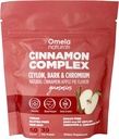 Complesso di cannella di ceylon senza zucchero Gummies mela Cinnamon Flavor | Supporto immunitario e integratori antiossidanti | 2000mg Cinnamon Complex con cromo | Vegan, Non OGM, Gluten-Free| 60ct