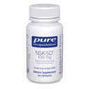 Pure Encapsulations NSK-SD - 100 mg Nattokinase - per la normale circolazione sanguigna - Supporta l'attività fibrinolitica* - Gluten Free & Non-GMO - 60 capsule