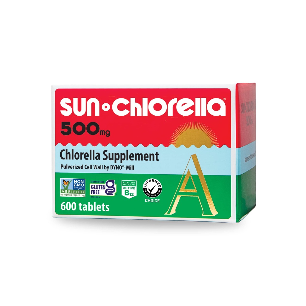 Sun Chlorella A Tablets - 500 mg - 600 compresse