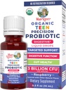 MaryRuth Organics USDA Organic Liquid Probiotic Drops for Teens | Gut Health | Digestive Health | Occasional Digestive Discomfort | Total Health and Wellness | Non GMO | Vegan | 30 Servings
