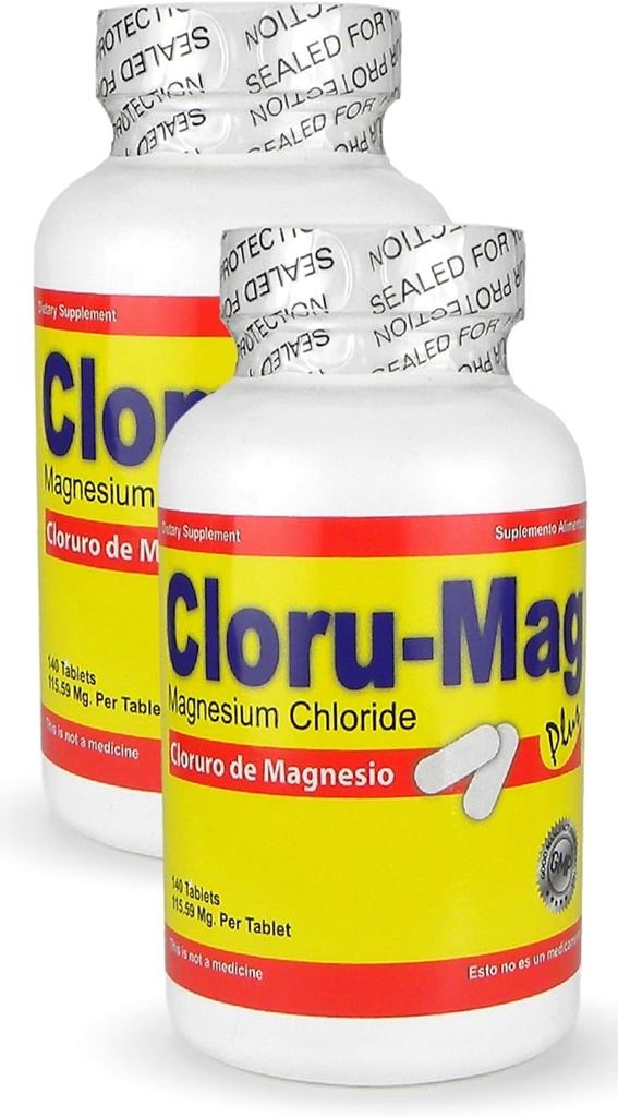 Tavole di cloruro di magnesio - CLORU-MAG PLUS 2 Pack - (CLORURO DE MAGNESIO)