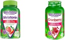 Vitafusion Melatonin 10mg Gummies 50 giorni di alimentazione e mirtilli Gummies per le donne 60 Conte