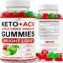 Keto ACV Gummies Perdita di peso avanzata - ACV Keto Gummies per la perdita di peso - Keto Gummy Supplemento per le donne e gli uomini - Detox - Aceto di sidro di mele - Made in USA