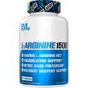 Evlution Nutrition Nitric Oxide Booster L-Arginina Supplemento - High Potency Nitric Oxide Supplement con 1500mg di L Arginina HCL per pompe potenziate Energy Muscle Growth and Vascularity NO Booster