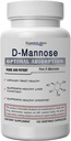Labs superiori D-Mannose 500 mg, Assorbimento Optimico Puro Non OGM Prebiotico, Tratto urinario, Supporto per la vescica e reni UTI, Sostegno Digestivo & Liver Health Aid, Rilievo IC per le donne e gli uomini, 120 tappi di Veg