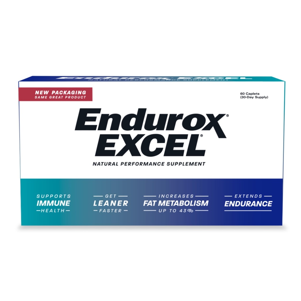 Pacific Health Endurox Excel Natural Performance Supplement, Aumenta il metabolismo & Costruisce l'endurance con Ciwujia (Ginseng) Root - 60 Caps