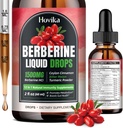 Gocce liquide HCL della berbina - 1500 mg Gocce liquide della berbina altamente assorbibili - Supplemento di verdure della berbina per il sistema immunitario, la digestione e il supporto per la salute del cuore, aroma di fragola- 2 FL Oz