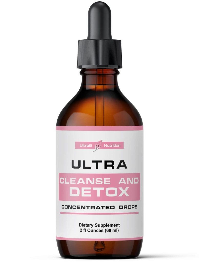 Detox &amp; Gocce di riparazione del fegato con estratto di cardo del latte, estratto di radice di dadelion & estratto di carciofo. Una formula per il supporto e la salute del fegato. A Colon Cleanser e Liver Detox Supplemento