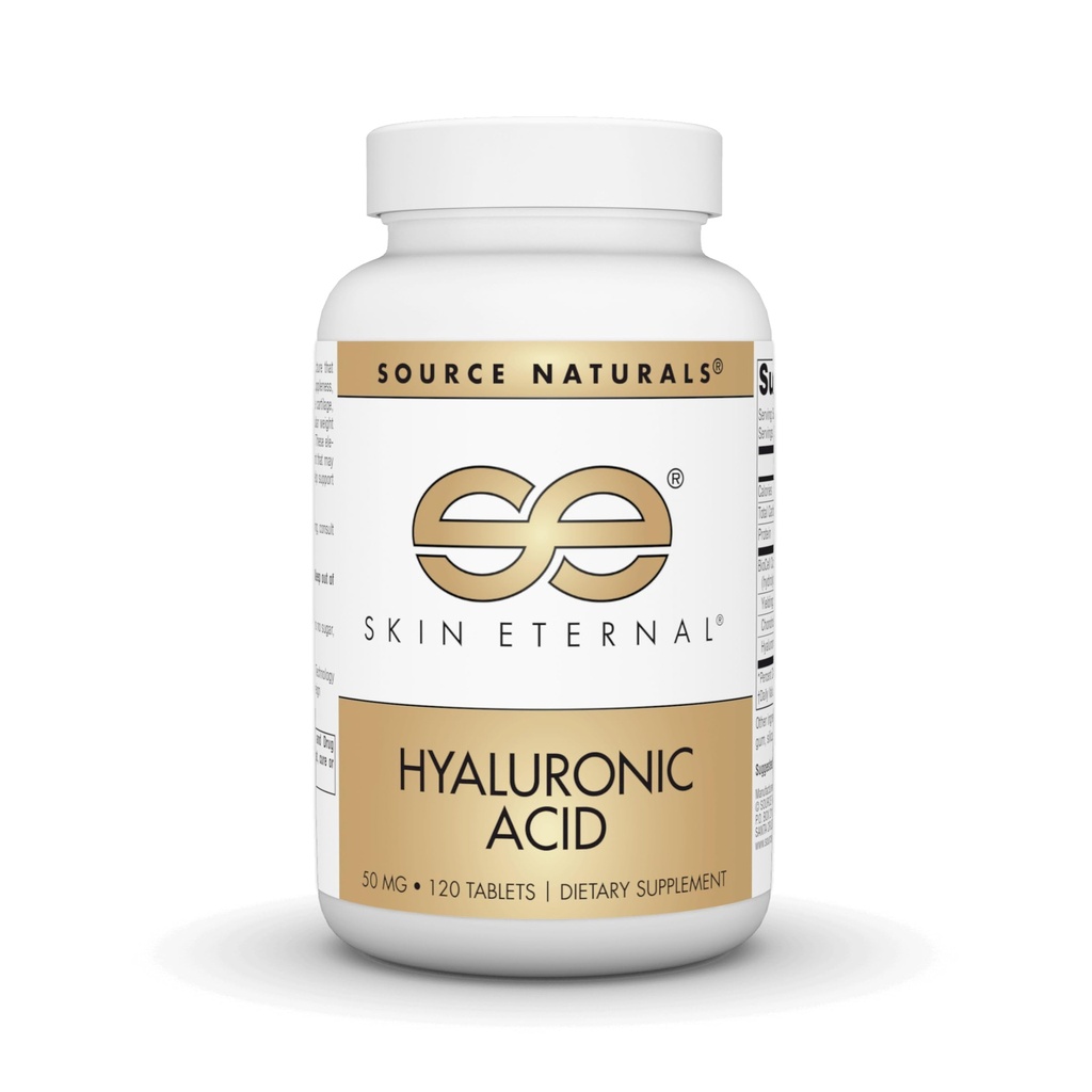 Fonte Naturals Skin Eterna Acido Ialuronico, 50 mg - 120 compresse