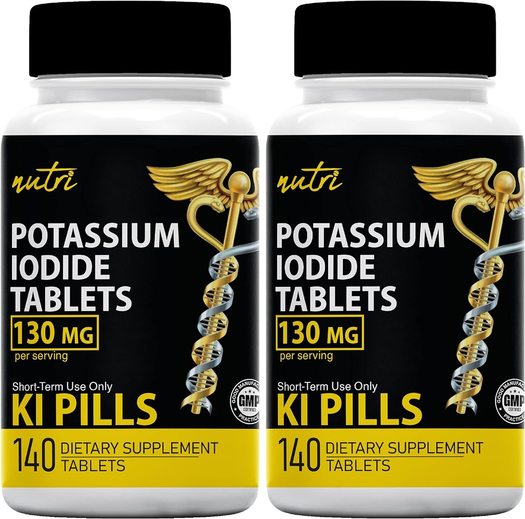 Potassium Iodide compresse 130 mg (2 Confezione) - 280 compresse
