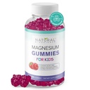 Zucchero Gratuito Magnesio Gummies per Bambini 100mg - Calma & Sleep Support Chewable Kids Magnesium Supplement, Sleep Aid, Anti-Stress, Bone Health, Rilassamento muscolare, 30 Vegan Non-GMO Gluten-Free Gummies