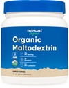 Polvere di maltodestrina biologica Nutricost 1lb - senza glutine, non OGM