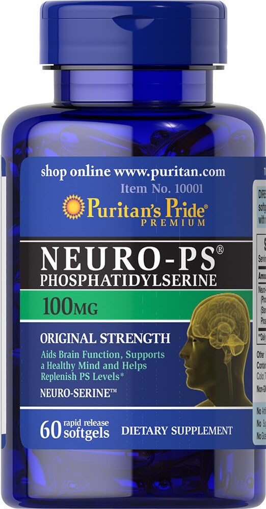 Puritan Pride Neuro-PS (Phosphatidylserine) 100 mg-60 Softgels