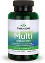 Swanson Multi senza ferro Multivitaminico supplemento salute Iron-Free Formula 120 Softgels Sgels