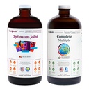 LIQUIDHEALTH Optimum Joint Glucosamine Chondroitin Supplement & Complete Multiple Daily Multivitamin Bundle for Men & Women - Supporto immunitario, Bone Joint Health, Whole Foods - USA Made, Vegan, Non OGM