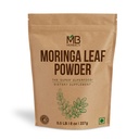 MB Herbals Moringa Leaf Powder 8 oz (227g / 0.5 LB) | Polvere di Moringa pura al 100% | Miscela facilmente in bevande & Smoothies | No Preservatives
