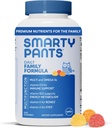 SmartyPants Multivitamin per uomini, donne e bambini: Vitamine Gummies con Omega 3 Fish Oil (EPA/DHA), Methylfolate, Vitamina D3, C, Vitamina B12, B6, Vitamina A, K & Zinc, 200 Conte (30 giorni di alimentazione)