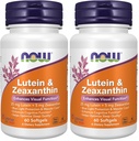 NOW Integratori, Lutein & Zeaxanthin con 25 mg di Lutein e 5 mg Zeaxanthin, 60 Softgels (Pack of 2)