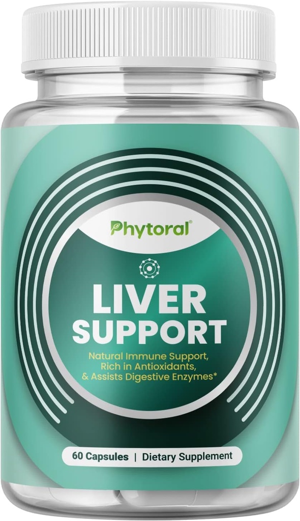 Integratore di supporto del fegato con l'ossido di zinco - Supplemento di supporto immunitario per l'immunità con la radice e l'articolazione dell'estratto di silimarin del latte - Salute del fegato per la pulizia