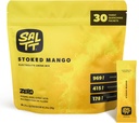 SALTT Electrolytes Powder Flavored Drink Mix - Stoked Mango - 30 Hydration Packets - Magnesium, Potassium, Sodium, Trace Minerals - Zero Sugar & Gluten Free - Viaggi Essentials