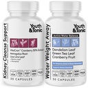 Pillole di conservazione dell'acqua giornaliera della gioventù &amp; tonica per il rigonfiamento del rene e fluidi del corpo di eccesso & rifiuti metabolici / 30 + 30 capsule