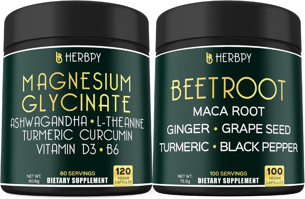 Bundle 6in1 Magnesio Glycinate Supplemento & 6in1 Beet Root Capsule