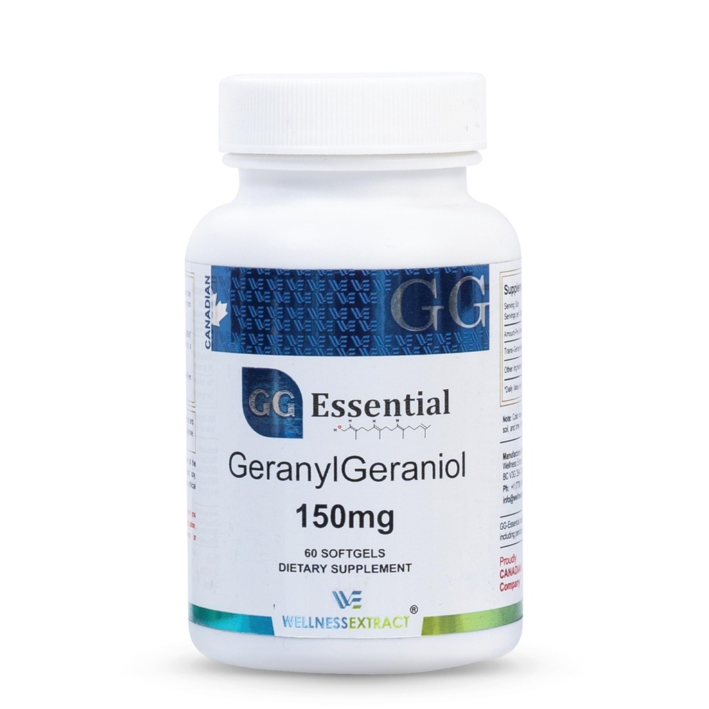 WELLNESS EXTRACT GG Essential Annatto Derived Integratore alimentare per gli utenti Statini, Confezione da 60 capsule Softgels 150mg