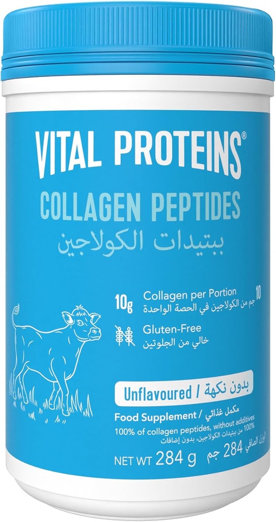 Proteine vitali, Peptidi di collagene non aromatizzati, 10 Oz(284gm)