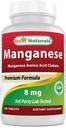 Migliori naturali Manganese (Manganese Aminoacido Chelato) 8 mg- 250 compresse
