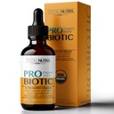 Probiotico liquido per le donne, gli uomini, i bambini, il bambino probiotico: Probiotici organici USDA, liquido probiotico Vegan & Alfalfa Blend + Acidophilus per la salute del fegato, latticini Gluten Sugar Free, Probiotici Orali non OGM