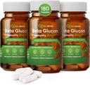 Bio Swiss Beta Glucan Immunity Power - 1,3D-1,6D Glucan con vitamina D - Integratore di supporto immunitario per la difesa e il benessere potenziato - Vegan, senza glutine (180 capsule)