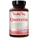 Capsule 500mg di Quercetina ad alta resistenza - Una volta il supplemento giornaliero di Quercetina Antiossidante per il cervello della pelle di invecchiamento del cuore e il supporto immunitario - Vegan Friendly Gluten-Free Made in USA (200 Serve)
