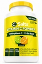 C-Salts Vitamin C Powder Supplement - 100% Pure High Dose Buffered Vitamin C Polvere per il supporto immunitario - Organic, Sugar-Free, Vegan, Non OGM, Stomach-Friendly, Lime Lime 26oz