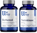 Utzy Naturals Supporto metabolico Bundle | Nattokinase 100 mg e Berbecol 500 mg