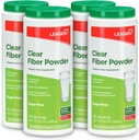 Polvere di supplemento di fibra prebiotica leader per la salute digestiva, polvere di fibra quotidiana naturale al 100%, senza zucchero, senza gusto, senza glutine, senza glutine, non aromatizzato, 62 Serve (8.7 OZ) (Pack of 4)