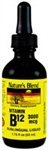 Vitamina di miscela della natura B-12 3000 mcg gocce sublinguali 1,75 oz liquido