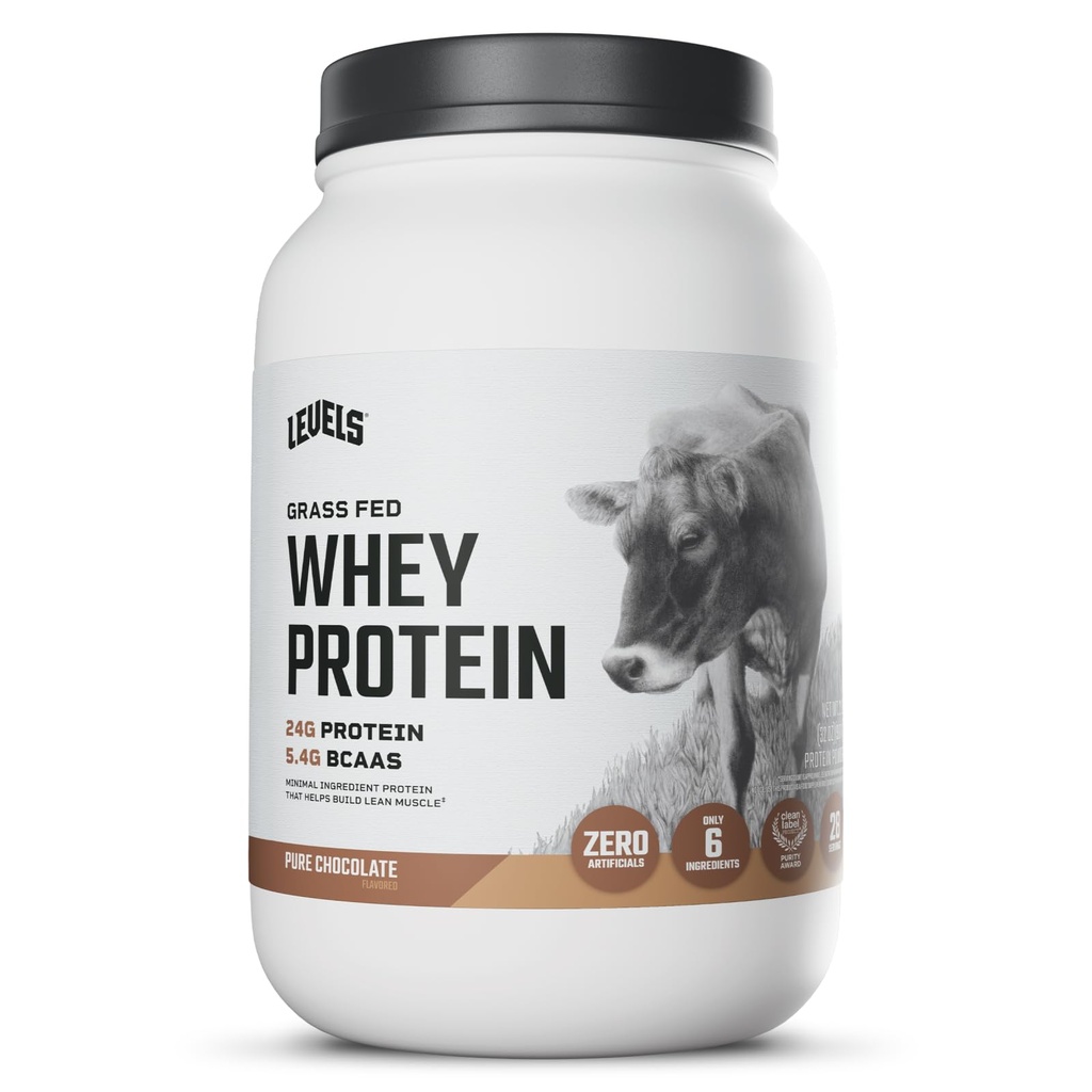 Polvere di proteine del siero di latte, nessun artificiale, 24G di proteine, cioccolato puro, 2LB