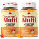 Mummia Multivitaminica femminile con Omega 3 (DHA/EPA), Vitamina D3 K2, Calcio, Inositolo, Daily Womens Vitamin A C E B Complex, L-metilfolato, Methyl B12, Sugar Free Methylated Multivitamins Minerals, 120Cts