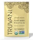 Truvani Vegan Pea Protein Powder | Banana Cinnamon | 20g Organic Plant Based Protein | 1 Serve | Keto | Gluten & Dairy Free | Low Carb | No Aggiunto Sugar