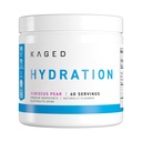 Polvere di elettroliti di idratazione di Kaged | Pear di Hibiscus | Miscela di bevande sportive Hydra-Charge | Pre, Post, Intra Workout | Carb basso, Vegan, Gluten Free | Integratori per uomini e donne | 60 Serve