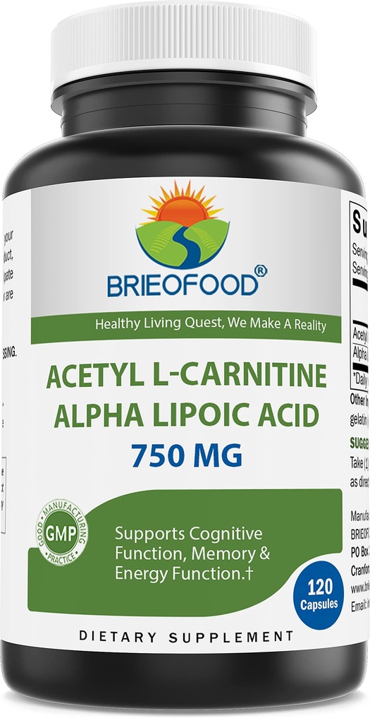 L-carnitina acido lipoico alfa (ALA ALC) 750 mg 120 capsule