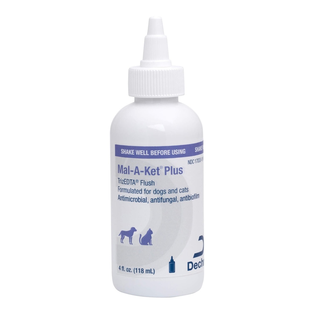 Mal-A-Ket Plus TrizEDTA Flush per gatti e cani, 4 oz