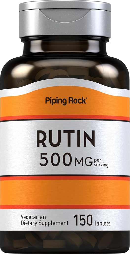 Piping Rock Rutin 500mg | 150 compresse | Vegetariano, Non OGM, Integratore senza glutine
