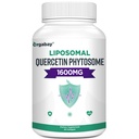Orgabay Liposomal Quercetin Phytosome 1600 mg,Bromelain 200mg,Zinc 30mg,Vitamin C Turmeric 40 mg, Assorbimento più alto,Quercetin Complex, 60 Softgels