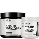 BARE PERFORMANCE NUTRITION BPN Creatina Monoidrato & Strong Greens Bundle